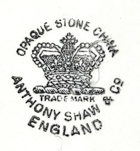 Basketweave | Anthony Shaw & Son | Creamer or Cream Pitcher | Mark | 002