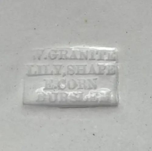 Lily Shape (Bordered Hyacinth) | Edward Corn | Butter Dish Base | Mark | 002