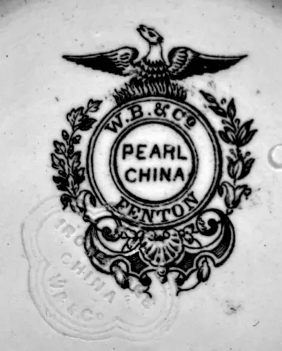 Lily Shape (Bordered Hyacinth) | W. Baker & Co. | Ewer | Mark | 009