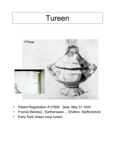 Sauce or Soup Tureen Base and Lid