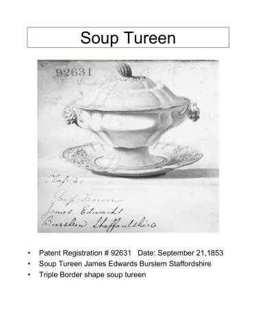 Sauce or Soup Tureen Base, Lid, and Underplate