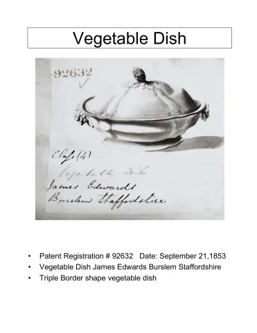 Vegetable Tureen Base and Lid