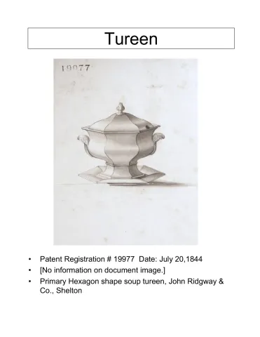 Sauce or Soup Tureen Base, Lid, and Underplate