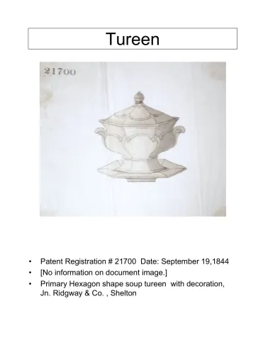Sauce or Soup Tureen Base, Lid, and Underplate