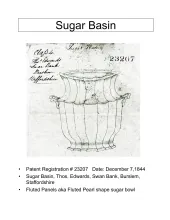 Sugar Bowl Base