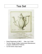 Teapot or Coffee Pot Base and Lid