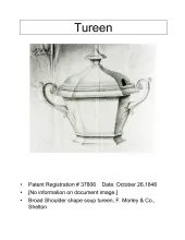 Sauce or Soup Tureen Base and Lid