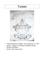 Sauce or Soup Tureen Base, Lid, and Underplate