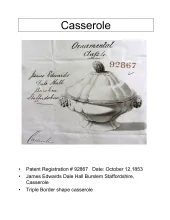 Stew or Chowder Tureen Base and Lid