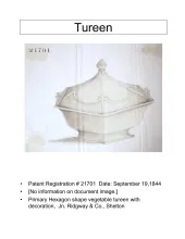 Vegetable Tureen Base and Lid