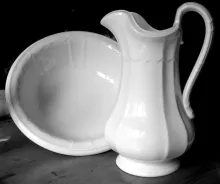 Adams Scallop_William Adams & Sons_Ewer and Wash Basin_Item_001