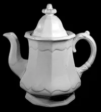 Adams Scallop | William Adams & Sons | Teapot Base and Lid | Item | 001