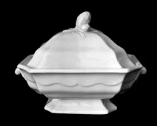 Adams Scallop_William Adams & Sons_Vegetable Tureen Base and Lid_Item_001