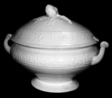 Athena Shape | James Edwards & Son | Sauce or Soup Tureen Base and Lid | Item | 001