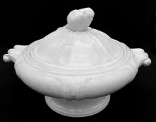 Atlantic Shape | T. & R. Boote (& Co.) | Vegetable Tureen Base and Lid | Item | 004