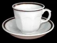 Augusta Shape | Joseph Clementson | Handled Cup and Saucer | DecItem | 001
