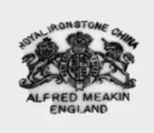 Basketweave with Band | Alfred Meakin | Platter | Mark | 002