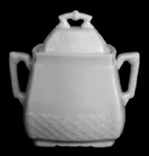 Basketweave | Anthony Shaw & Son | Sugar Bowl with Lid | Item | 001