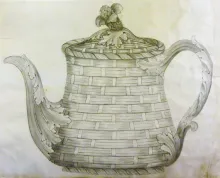 Basketweave_Pankhurst & Dimmock_Teapot Base and Lid_KewDrw_001