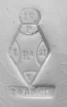 Boote 1851_T. & R. Boote (& Co.)_Butter Dish with Base, Lid, and Insert_Mark_004