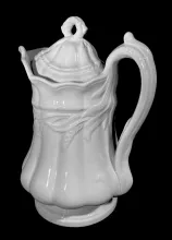 Ceres Shape | Elsmore & Forster | Beverage Server with Lid | Handle | 002