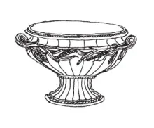 Ceres Shape | Elsmore & Forster | Compote on Tall Pedestal | ItemDrw | 001