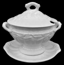 Ceres Shape | Unspecified | Sauce or Soup Tureen Base, Lid, and Underplate | Item | 001