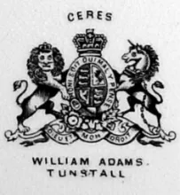 Ceres | William Adams & Sons | Plate | Mark | 002