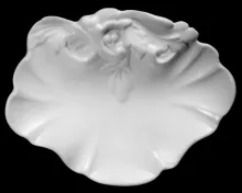 Draped Leaf with Berries | James Edwards & Son | Relish Dish | Item | 001