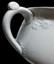 Floral Button | James Edwards & Son | Chamber Pot Base | Item | 001