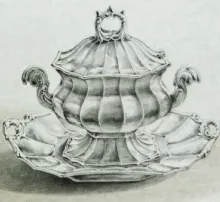 Fluted Panels_J. Wedgwood_Sauce or Soup Tureen Base, Lid, and Underplate_KewDrw_005