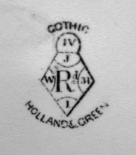 Gothic | Holland & Green (Late Harvey) | Wash Basin | Mark | 004