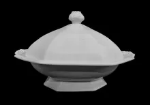 Gothic | John Alcock | Vegetable Tureen Base and Lid | Item | 004