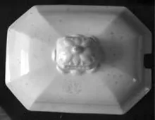 Gothic | John Ridgway & Co. | Sauce or Soup Tureen Lid | Finial | 002