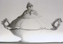 Gothic_John Ridgway & Co._Vegetable Tureen Base and Lid_KewDrw_008