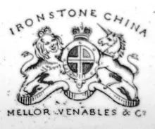 Gothic | Mellor, Venables, & Co. | Brush Tray Base and Lid | Mark | 002