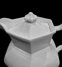 Gothic | Ridgway & Morley | Beverage Server with Matching Lid | Finial | 002