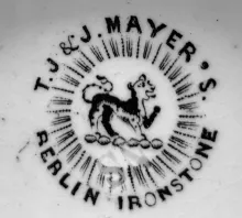 Gothic | T. J. & J. Mayer | Creamer or Cream Pitcher | Mark | 005