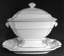 Gothic | T. J. & J. Mayer | Sauce or Soup Tureen Base, Lid, and Underplate | Item | 005