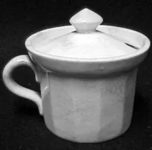 Gothic | Unspecified | Mustard Pot Base and Lid | Item | 002