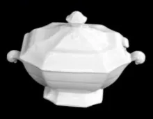 Gothic | Unspecified | Sauce or Soup Tureen Base and Lid | Item | 019