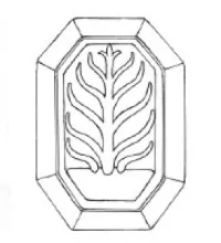 Gothic | Unspecified | Well and Tree Platter | ItemDrw | 001