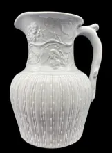 Grapes and Hops | G. Wooliscroft | High Relief Pitcher | Item | 005