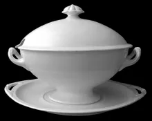 Havre | Unspecified | Sauce or Soup Tureen Base, Lid and Underplate | Item | 001