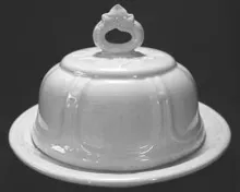 Huron Shape | William Adams & Sons | Butter Dish with Lid | Item | 001