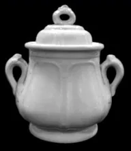 Huron Shape | William Adams & Sons | Sugar Bowl with Lid | Item | 001