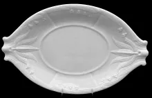 Lily Shape (Bordered Hyacinth)_W. Baker & Co._Sauce or Soup Tureen Underplate_Item_001