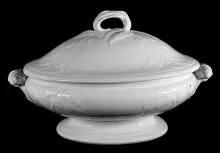 Lily Shape (Calla Lily)_Unspecified_Vegetable Tureen Base and Lid_Item_001