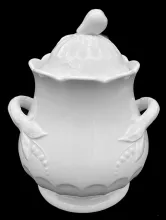 Lily of the Valley with Thumbprint_Jacob Furnival_Sugar Bowl with Lid_Item_001