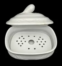 Lily of the Valley_James Edwards & Son_Soap Box Base, Lid, and Insert_Item_002